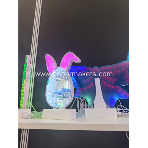 Easter Bunny tunnel lights